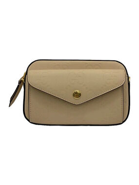 Gucci beige Pink Jumbo GG embossed Chain Crossbody Bag